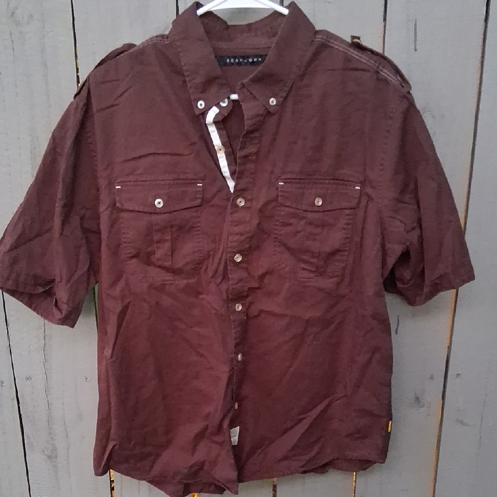 Levi's Dark Brown Casual Button Down Shirt